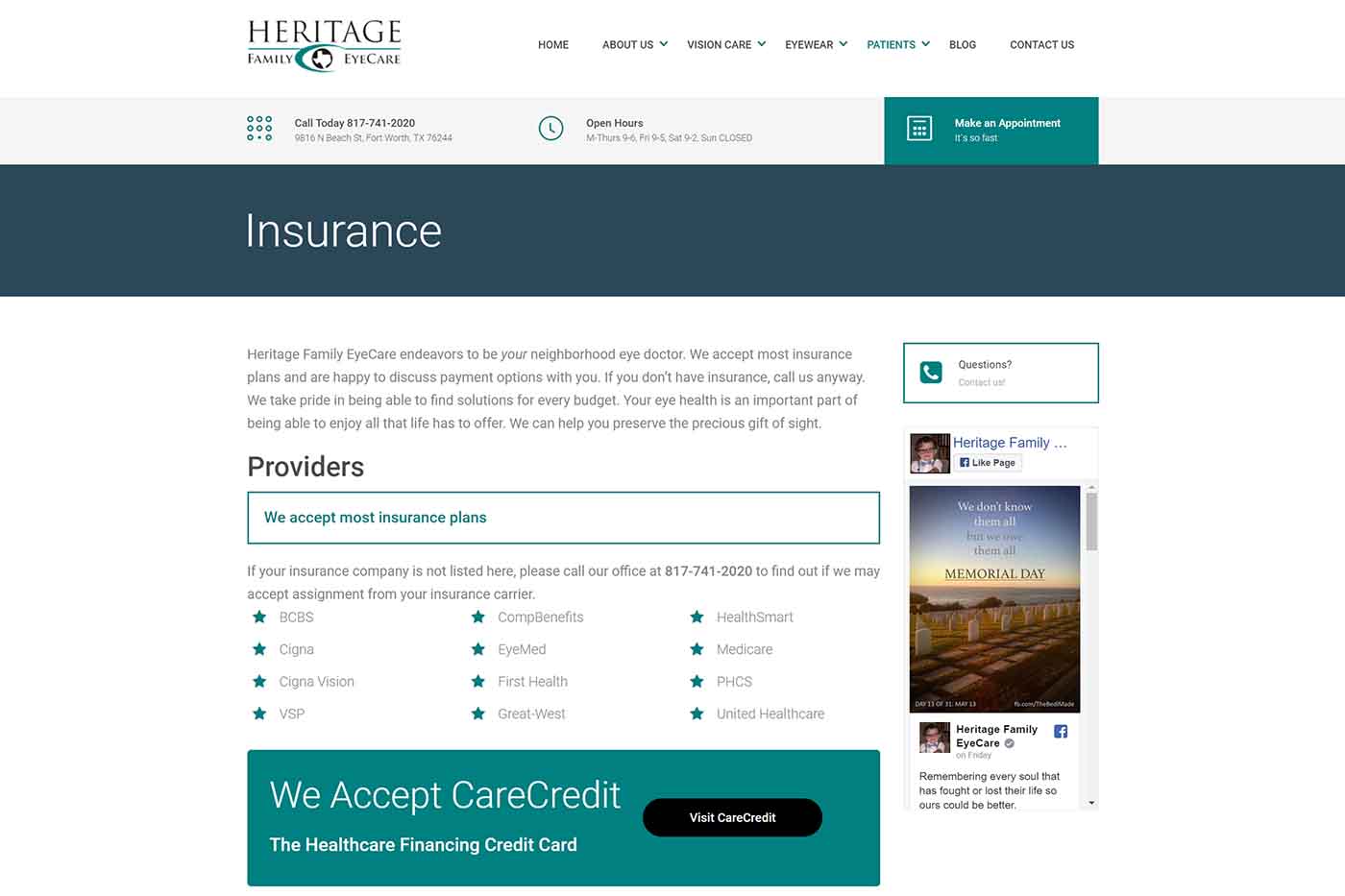 Heritage Family Eye Care